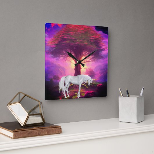 10,75" quadratische Acrylwand-Uhr Quadratische Wanduhr (Büro)