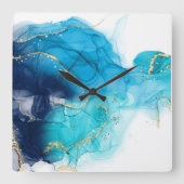 10,75" Resin Square Acrylwand Uhr (Vorderseite)