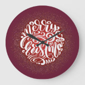 10.75" Round Acrylic Wall Clock Große Wanduhr (Vorderseite)