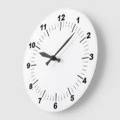 10,75" Runde Acrylwand-Uhr Große Wanduhr (Winkel)