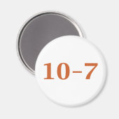 10-7 Ausfall Magnet (Vorderseite/Rückseite)