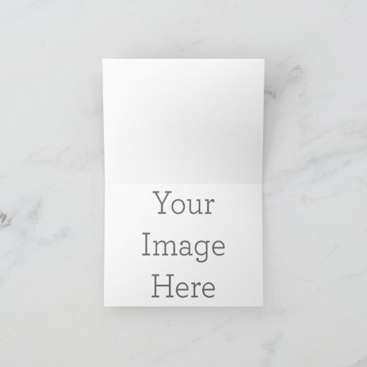 10,8x14,2cm Ankündigungskarte selbst gestalten Ankündigung (Innenseite)