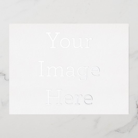 Gestalte deine eigene 10,8cm x 14,2cm Folien Postkarte (Vorderseite)