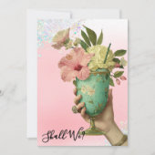 *~* 10 A101 FOTO Verziert Cocktail BACHELORETTE Einladung (Vorderseite)