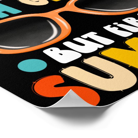 10. Abschluss bis 11. Klasse im ersten Sommer Poster (Ecke)