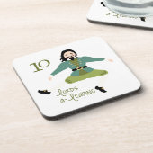 10 Akkorde A-Leaping Getränkeuntersetzer (Linke Seite)