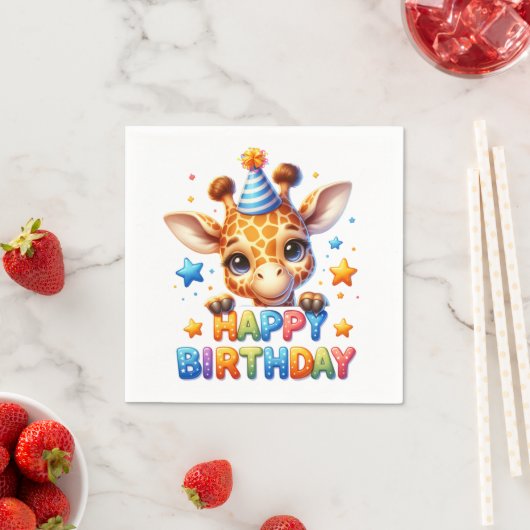 #10 Alles Gute zum Geburtstag Serviette (Beispiel)