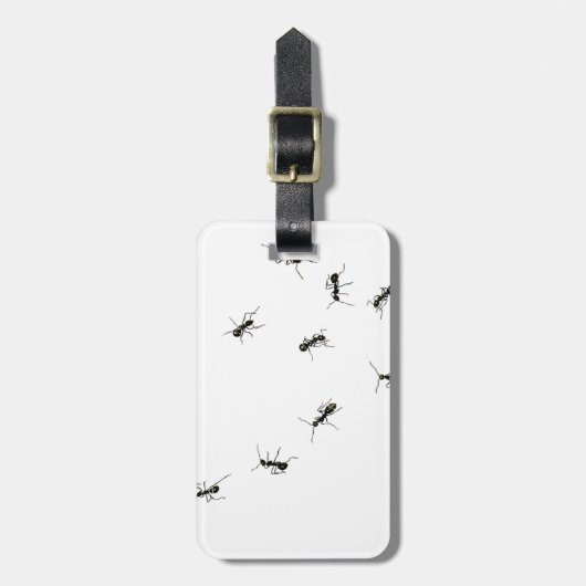 10 Ameisen Gepäckanhänger (Vorderseite vertikal)