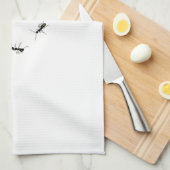 10 Ameisen Geschirrtuch (Viertel Falte)