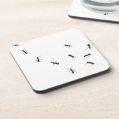 10 Ameisen Getränkeuntersetzer (Linke Seite)