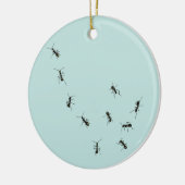 10 Ameisen Keramik Keramik Ornament (Links)
