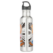 10 and Unstoppable Boys’ Birthday Edelstahlflasche (Rückseite)