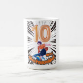 10 and Unstoppable Boys’ Birthday Kaffeetasse (Mittel)