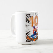 10 and Unstoppable Boys’ Birthday Kaffeetasse (Vorderseite Links)