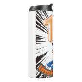 10 and Unstoppable Boys’ Birthday Thermosbecher (Nach links gedreht)