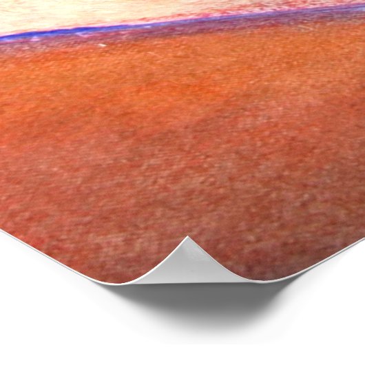 10. April 100. TEMPLE? Poster (Ecke)