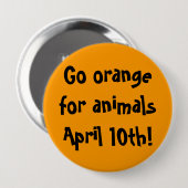 10. April Knopf Button (Vorne & Hinten)