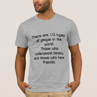 10 Arten Leute T-Shirt