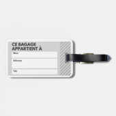 10. Ausgabe des Madras Day - Begrenzte Ausgabe #2 Gepäckanhänger (Rückseite horizontal)