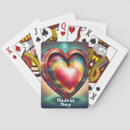 10. Ausgabe des Madras Day Spielkarten