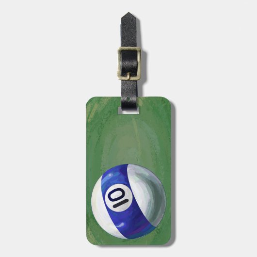 10 Ball Gepäckanhänger (Vorderseite vertikal)