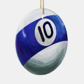 10 Ball Keramikornament (Rechts)