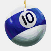 10 Ball Keramikornament (Hinten)