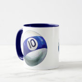10 Ball Tasse (Vorderseite Links)