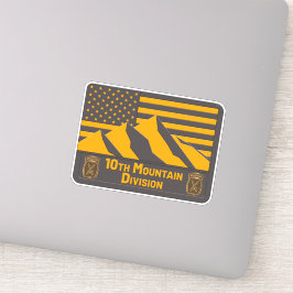 10. Bergabteilung Aufkleber