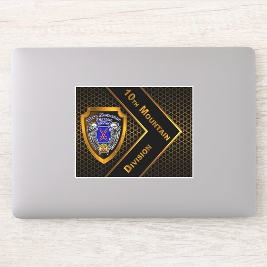 10. Bergabteilung Aufkleber (Computer)