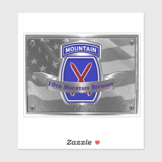 10. Bergabteilung Aufkleber (Blatt)