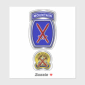 10. Bergabteilung Aufkleber (Blatt)