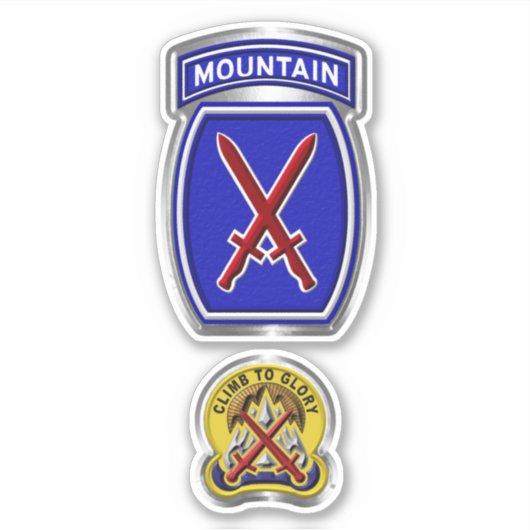 10. Bergabteilung Aufkleber (Vorderseite)