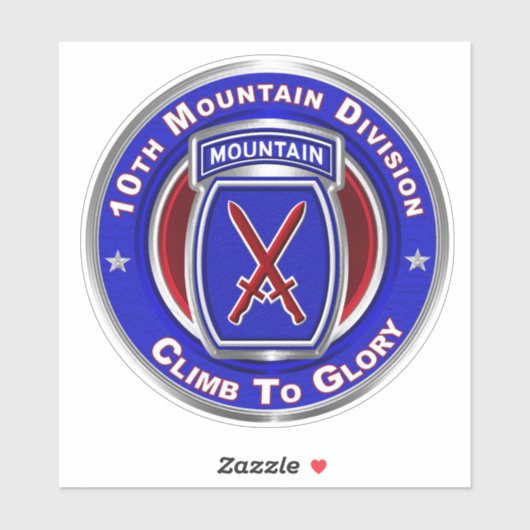 10. Bergabteilung Aufkleber (Blatt)