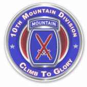 10. Bergabteilung Aufkleber (Vorderseite)