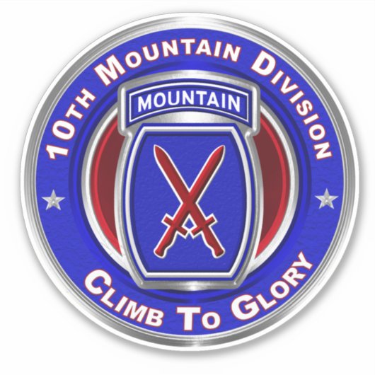 10. Bergabteilung Aufkleber (Vorderseite)