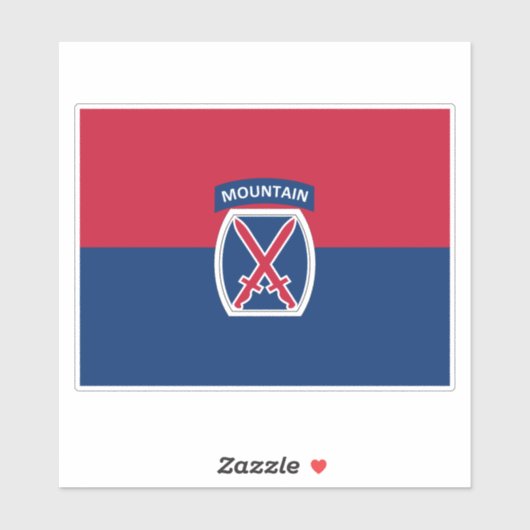 10. Bergabteilung Aufkleber (Blatt)