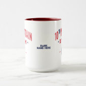 10. Bergabteilung "Bergsteiger" Custom Tasse (Zentrum)