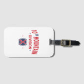 10. Bergabteilung "Bergsteiger" Gepäckanhänger (Vorderseite (Horizontal))