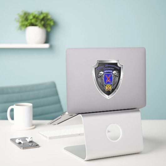 10. Bergabteilung "Climb to Glory" Aufkleber (Laptop auf Schreibtisch)