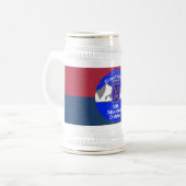 10. Bergabteilung "Climb to Glory" Farben Bierglas (Vorderseite Links)