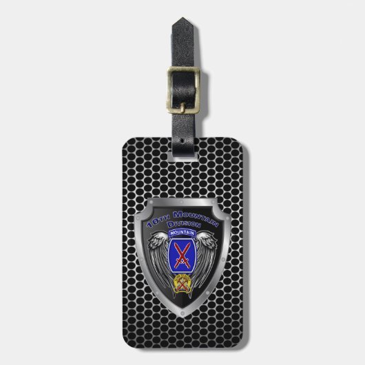 10. Bergabteilung "Climb to Glory" Gepäckanhänger (Vorderseite vertikal)