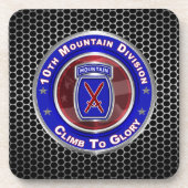 10. Bergabteilung "Climb to Glory" Getränkeuntersetzer (Vorderseite)