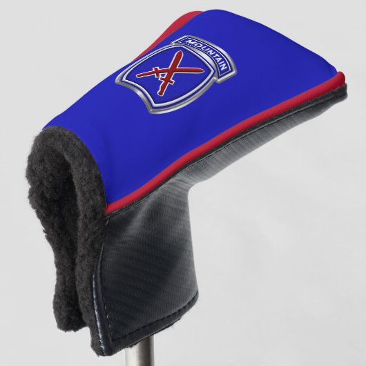10. Bergabteilung"Climb to Glory" Golf Headcover (3/4 Vorderseite)