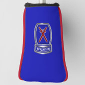 10. Bergabteilung"Climb to Glory" Golf Headcover (Rotieren 90)