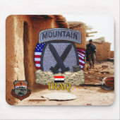 10. Bergabteilung Golf Krieg Vets Mousepad (Vorne)