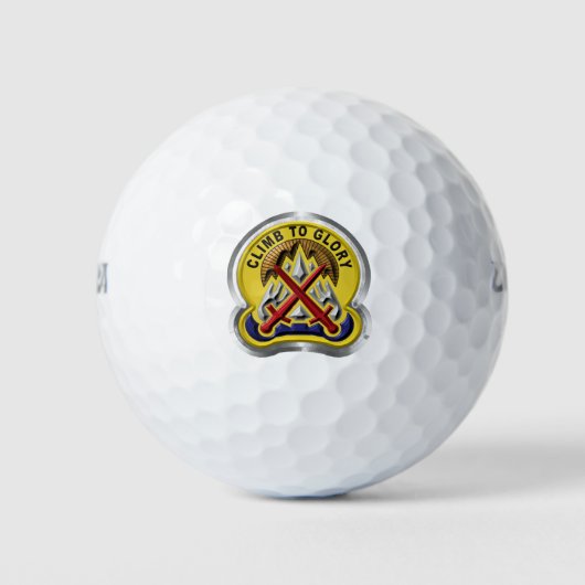 10. Bergabteilung Golfball (Vorderseite)