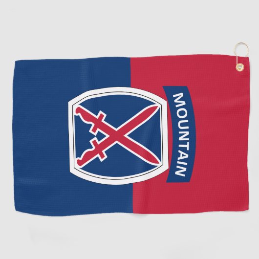 10. Bergabteilung Golfhandtuch (Horizontal)