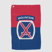 10. Bergabteilung Golfhandtuch (Vorderseite)