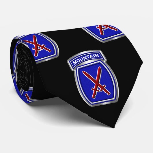 10. Bergabteilung Krawatte (Gerollt)